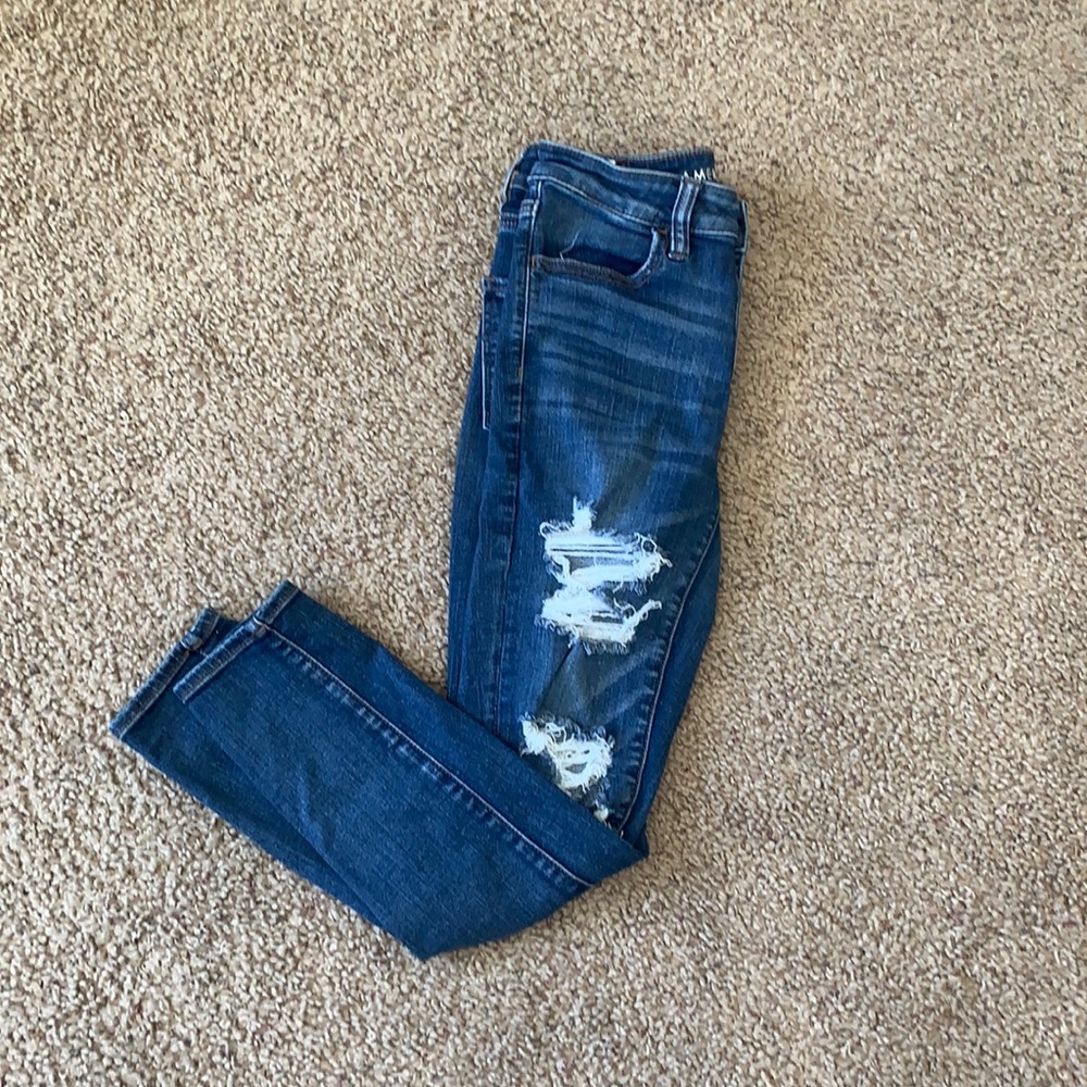 AE High Rise Jeggings Size 6 Short Jeans